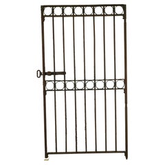 Black Cast Iron 75.375 in. Gate