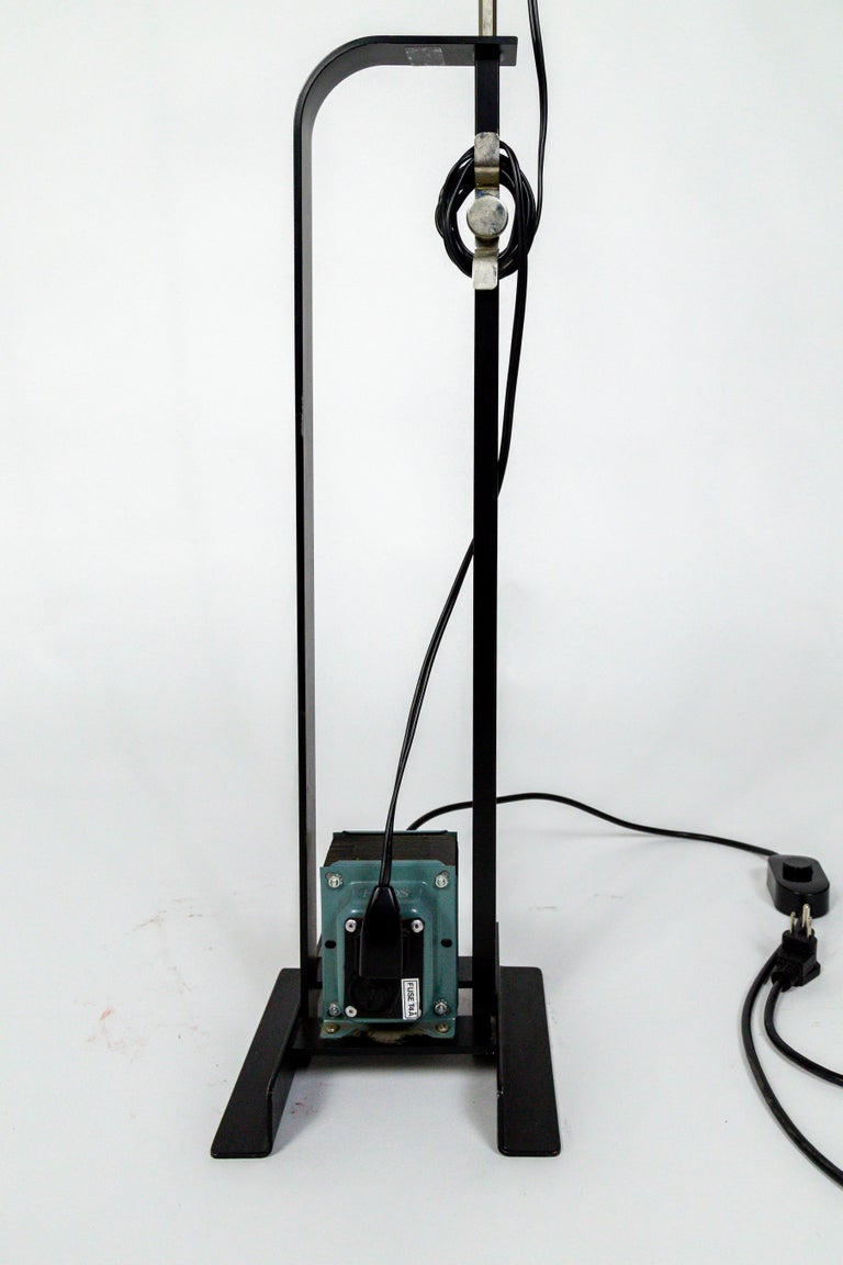 Black Castiglioni Toio Industrial Floor Lamp by Flos For ...