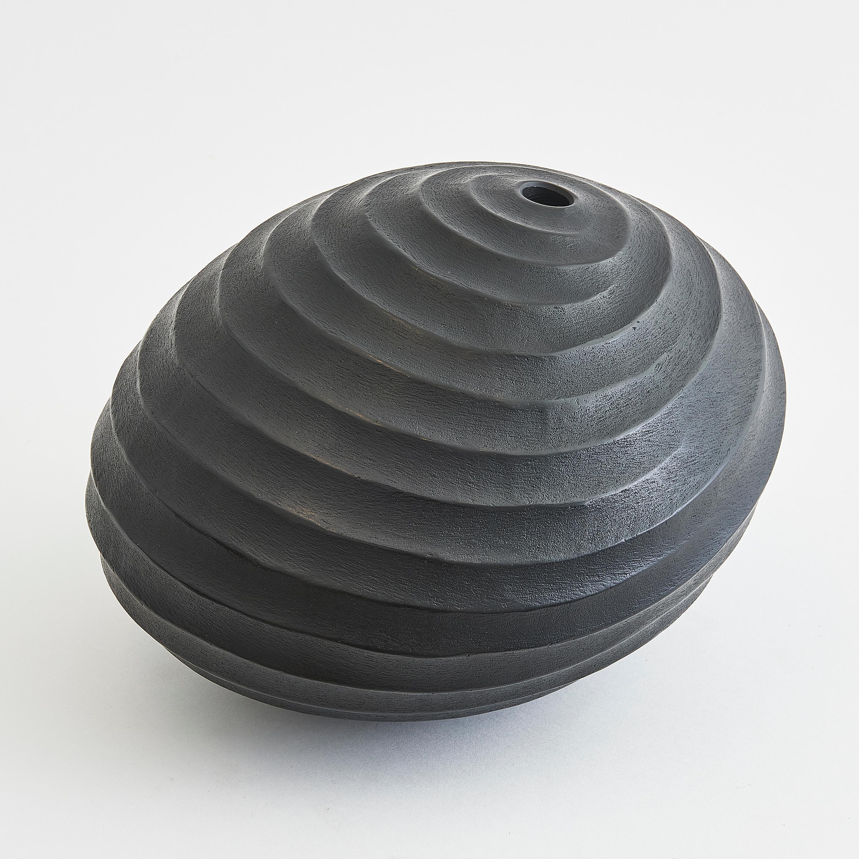 XXI secolo e contemporaneo Ornamento in vetro nero a forma di cavatappi alla maniera di Massimo Micheluzzi in vendita