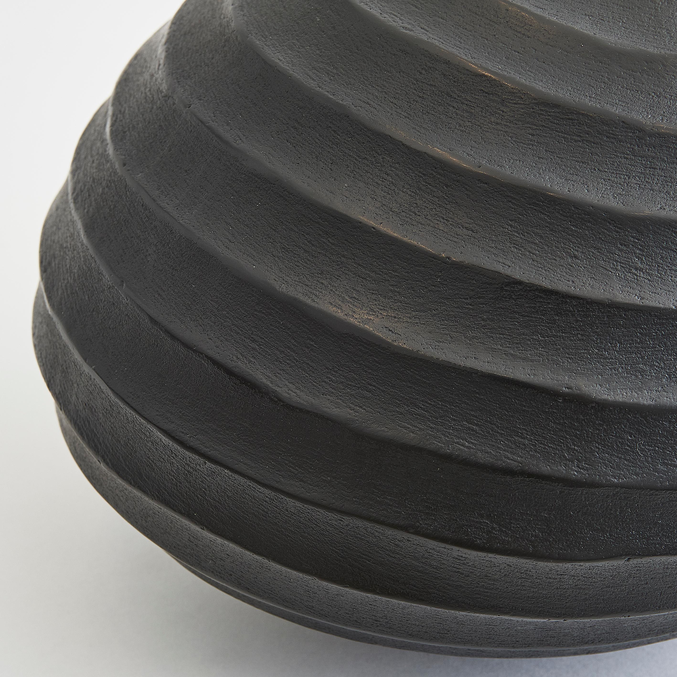 Vetro Ornamento in vetro nero a forma di cavatappi alla maniera di Massimo Micheluzzi in vendita
