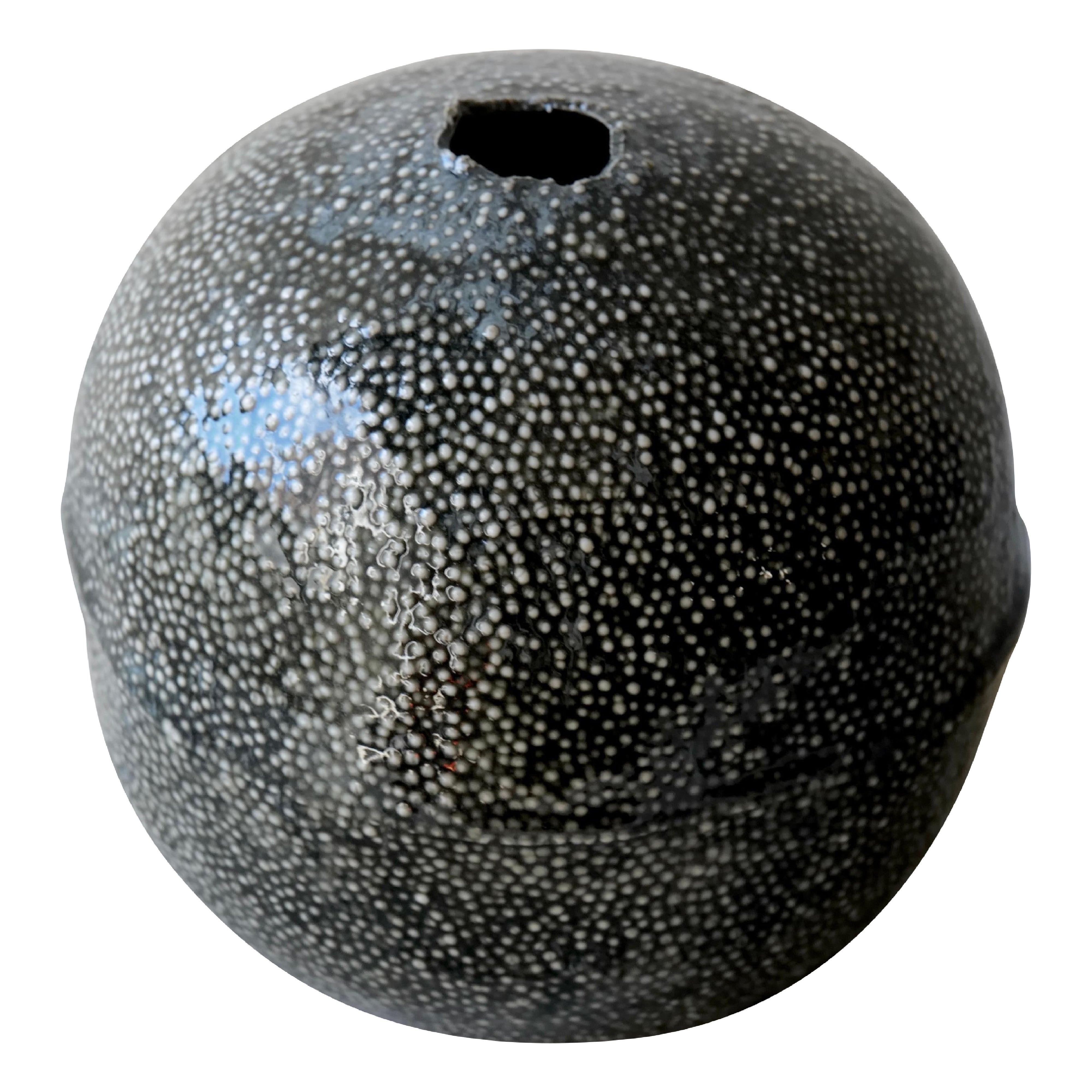 Black Caviar Porcelain Vessel