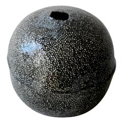 Black Caviar Porcelain Vessel