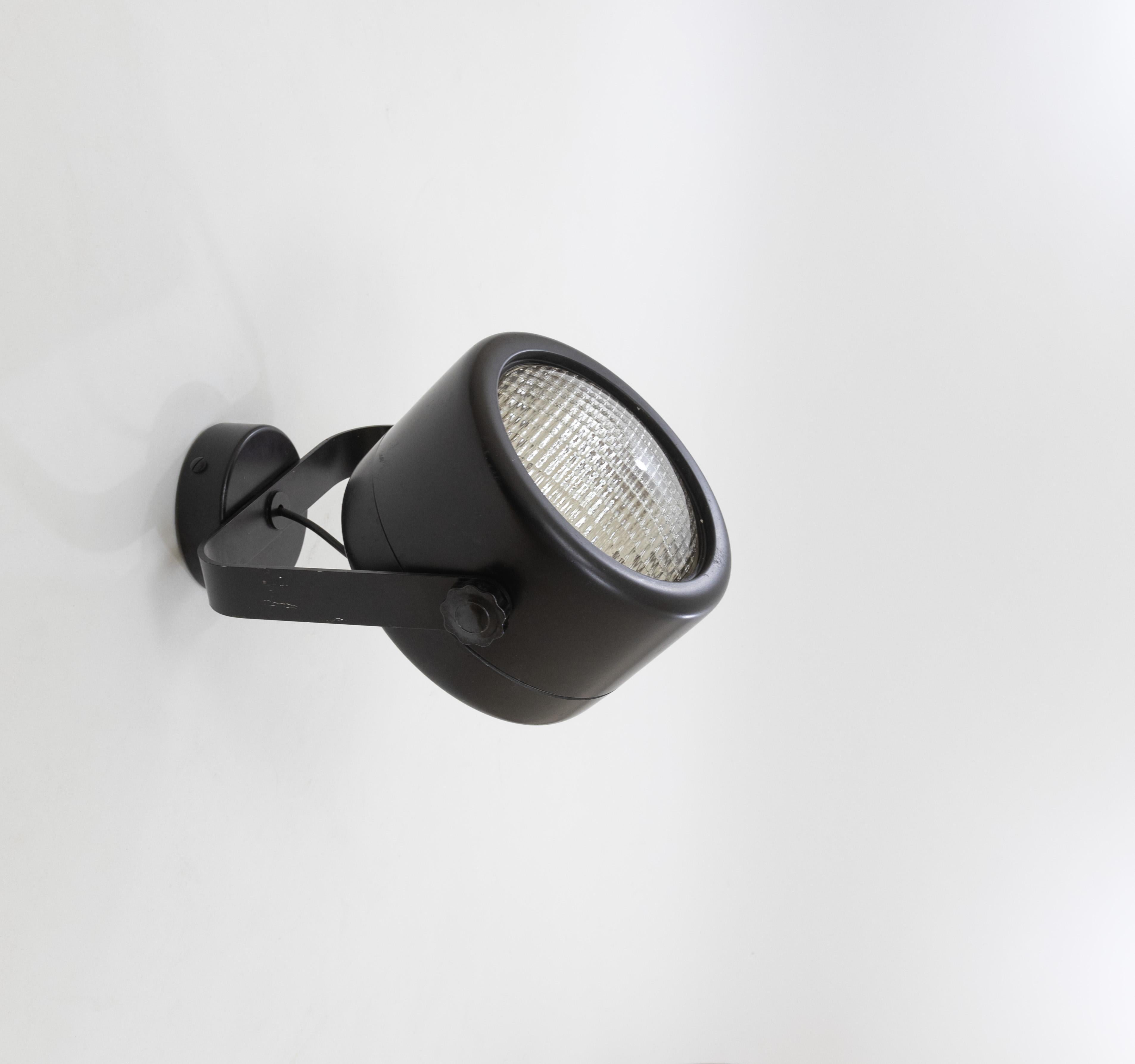 Milieu du XXe siècle Plafonnier ou applique noire n° 260 de Gino Sarfatti pour Arteluce, années 1960 en vente