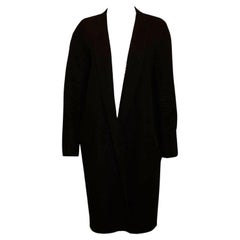 Black Celine Cashmere Coat