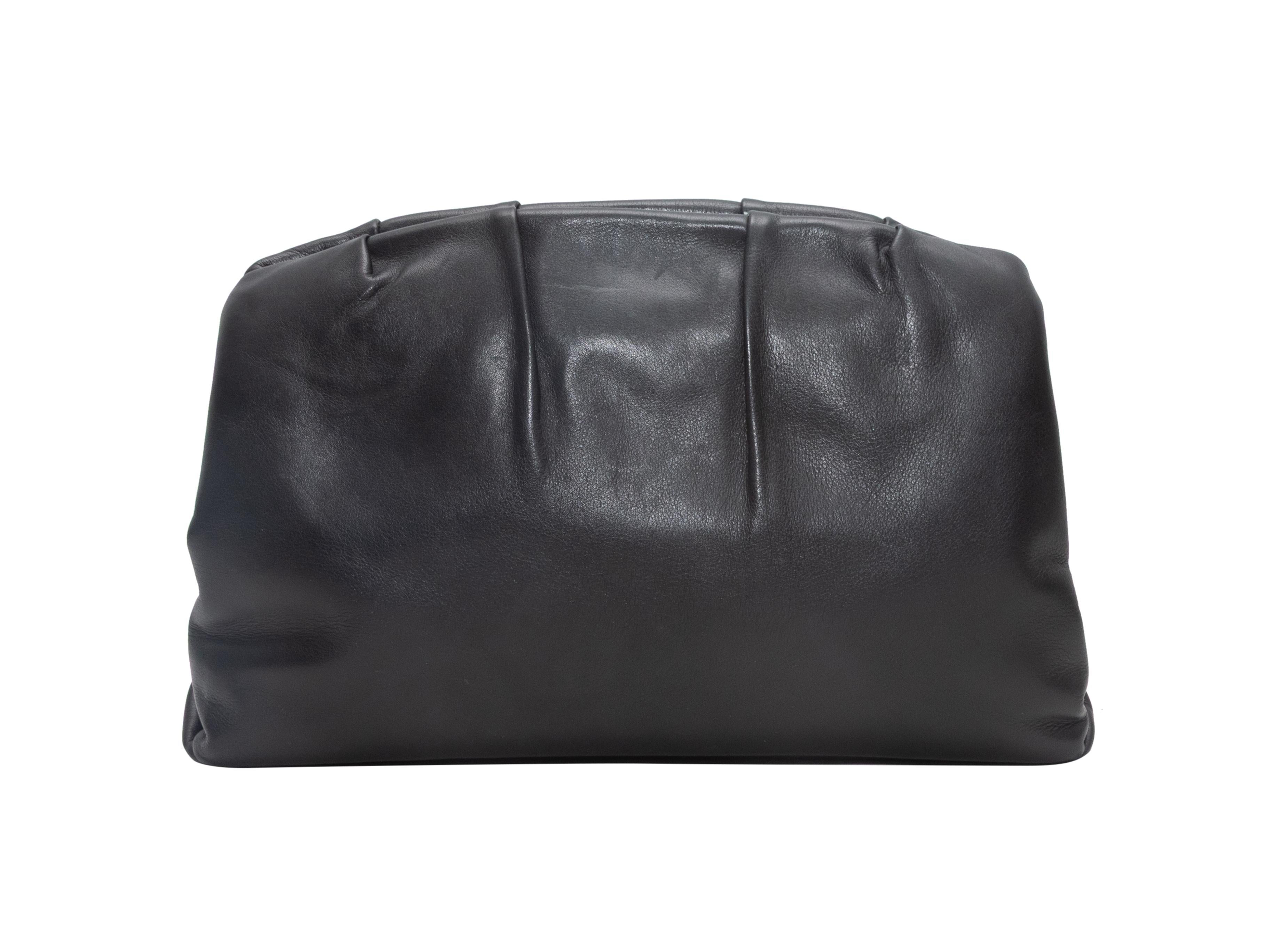 Nero Pochette nera Celine in pelle con chiusura francese in vendita