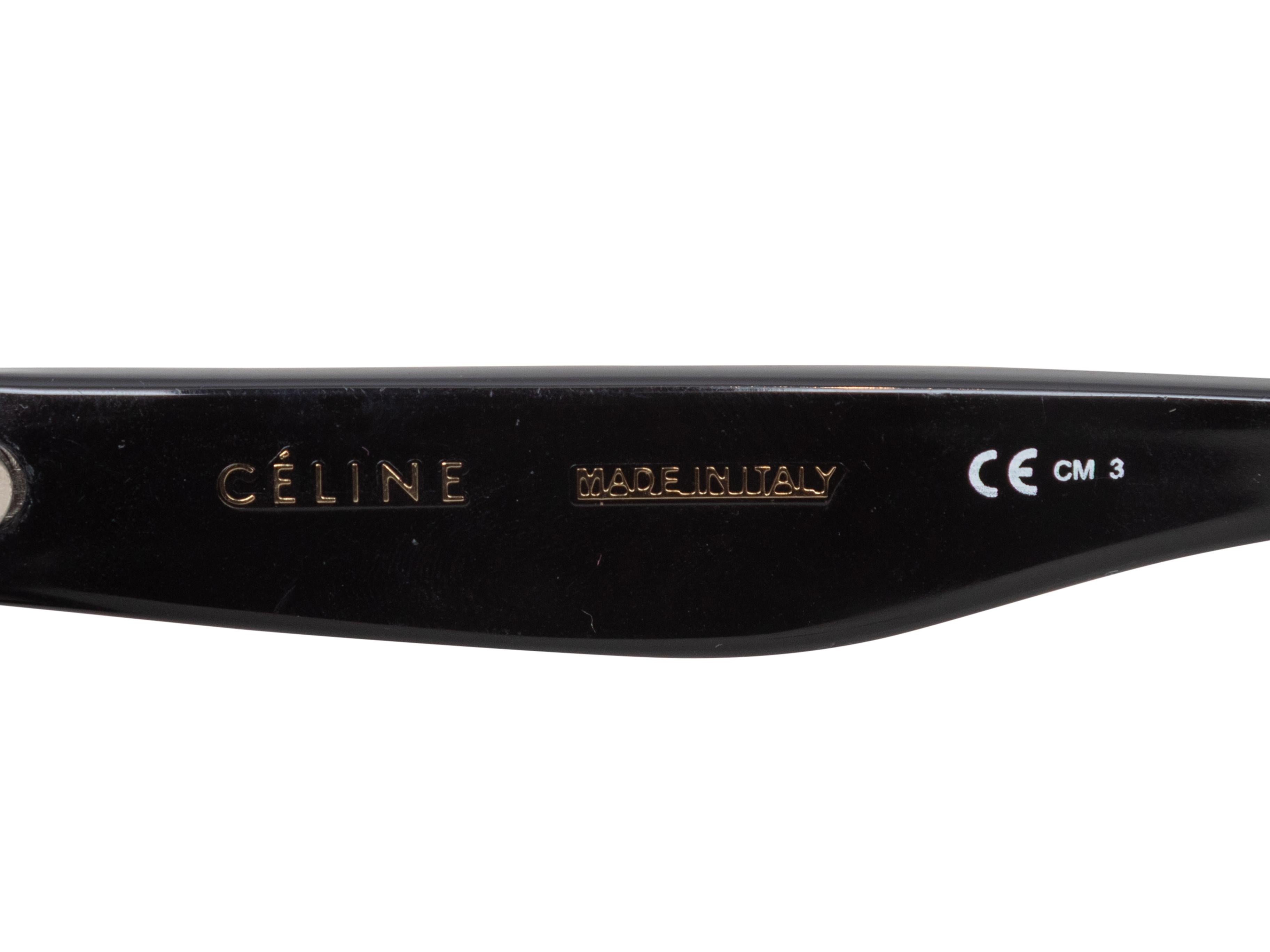 Gafas de sol negras Celine de gran tamaño Negro en venta