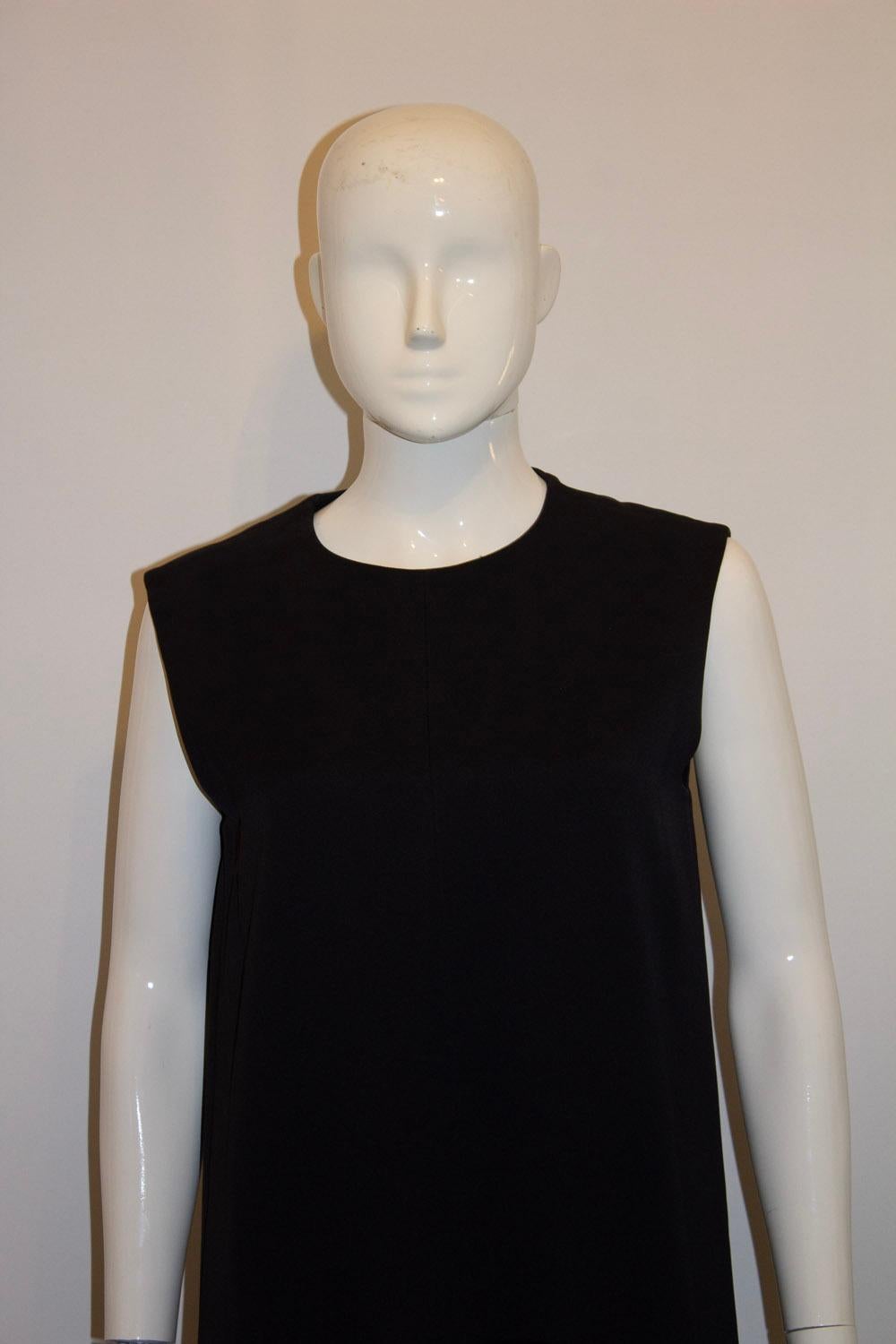 Black Celine Shift Dress For Sale 1