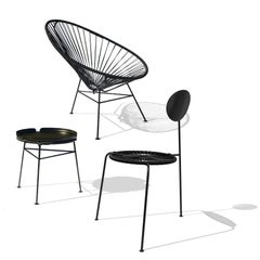 Chaise Centro noire par OK Design