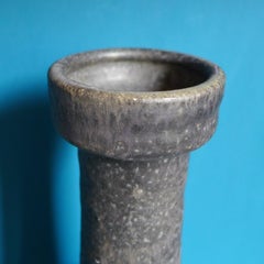 Black Ceramic Bottle Vase