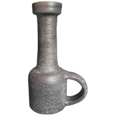Black Ceramic Bottle Vase