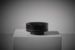 Black Ceramic Bowl by Carlo Zauli, Italy, 1960s