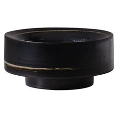Black Ceramic Bowl by Carlo Zauli, Italy, 1960s
