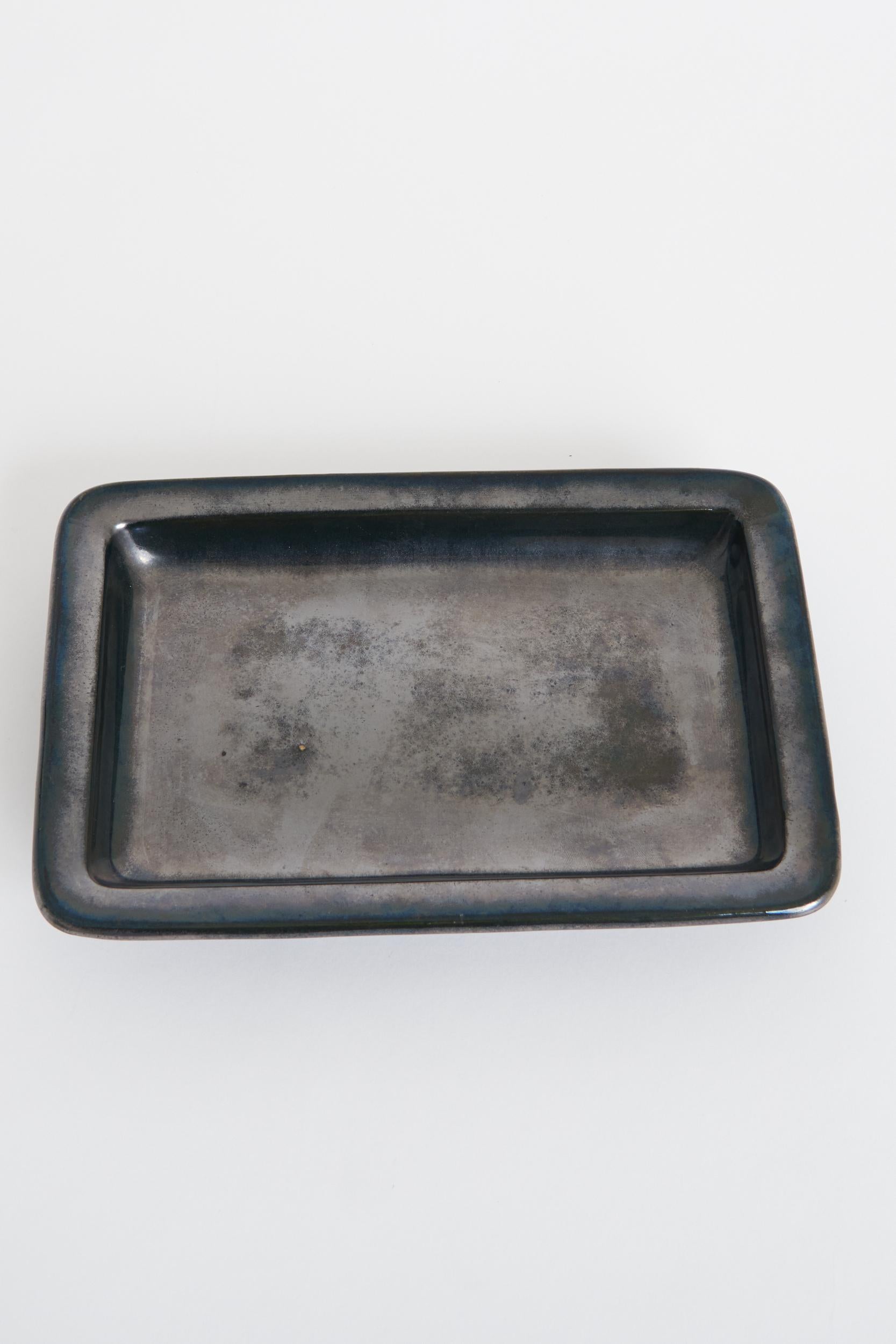French Black Ceramic Bowl by Lifas