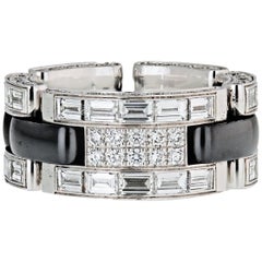 Black Ceramic Diamond Ultra 4.13 Carat Ring