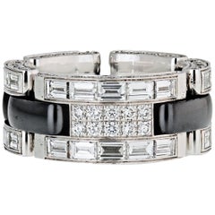 Black Ceramic Diamond Ultra 4.13 Carat Ring