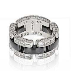 Black Ceramic Diamond Ultra 4.13 Carat Ring