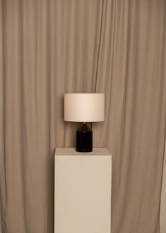 Black Ceramic Josef Table Lamp by Simone & Marcel