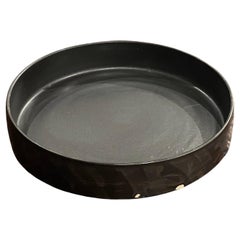 Black Ceramic Platter