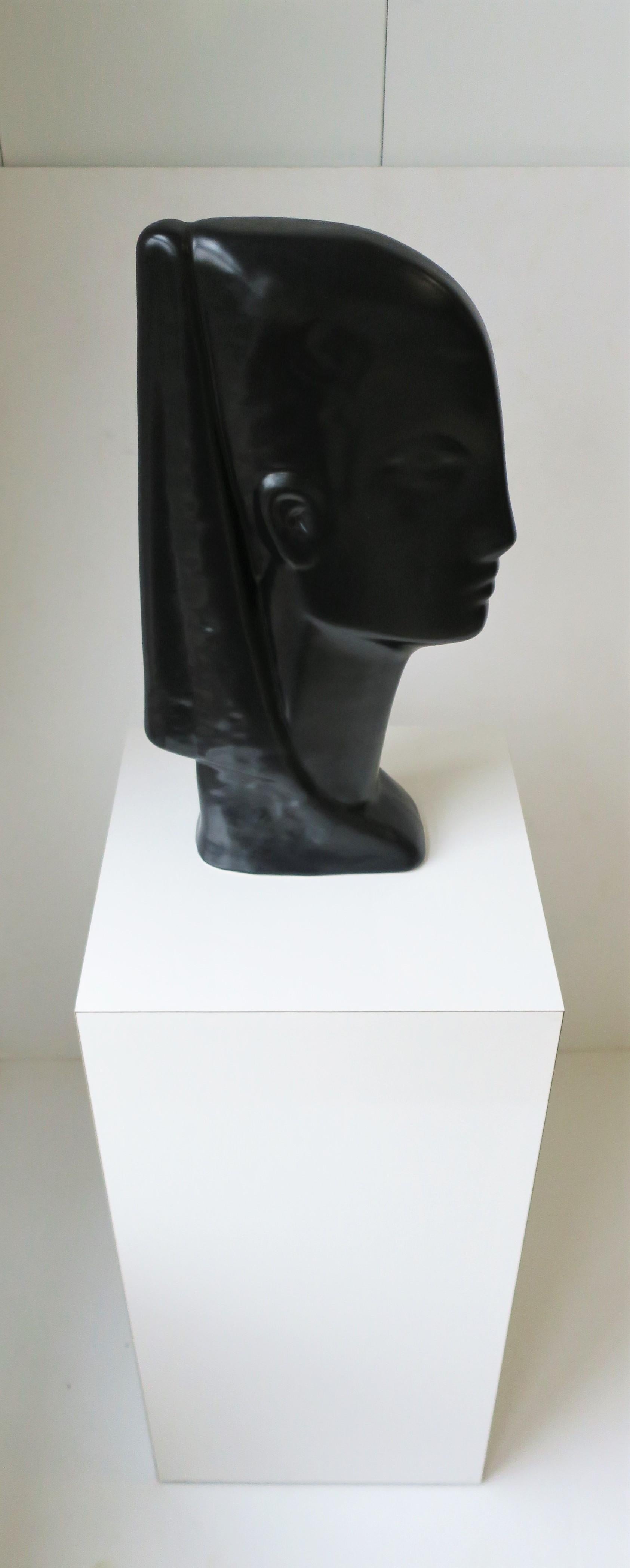 Female Face Bust Sculpture  For Sale 7