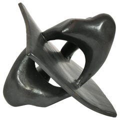 Black Ceramic Sculpture by Tim Orr