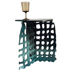 ceramic bedside table Black ceramic side table in stock