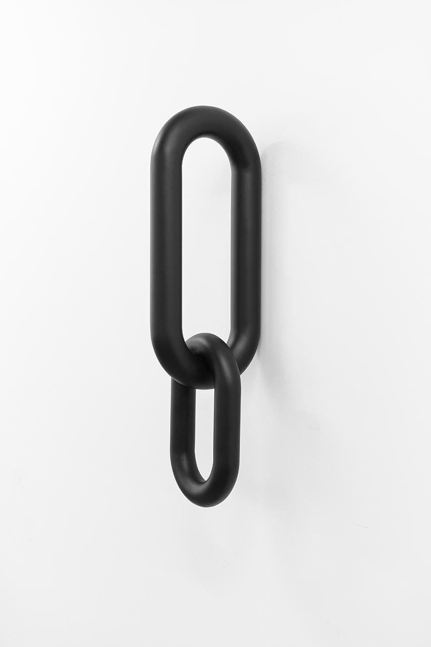 Black Chain, by Rain, Wall Piece, Stainless Steel, Black In New Condition For Sale In Sao Paulo, SP
