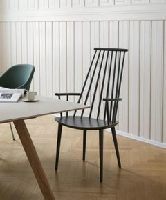 J Series Chair J110, Black by Poul M. Volther for Hay