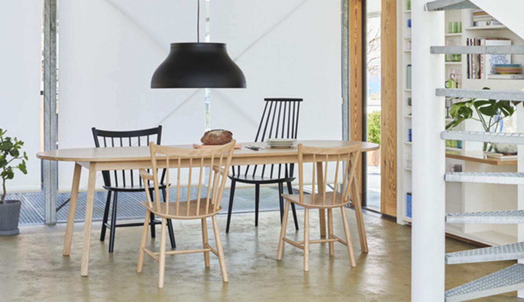 Lettone Sedia Serie J J110, nera di Poul Volther per Hay in vendita