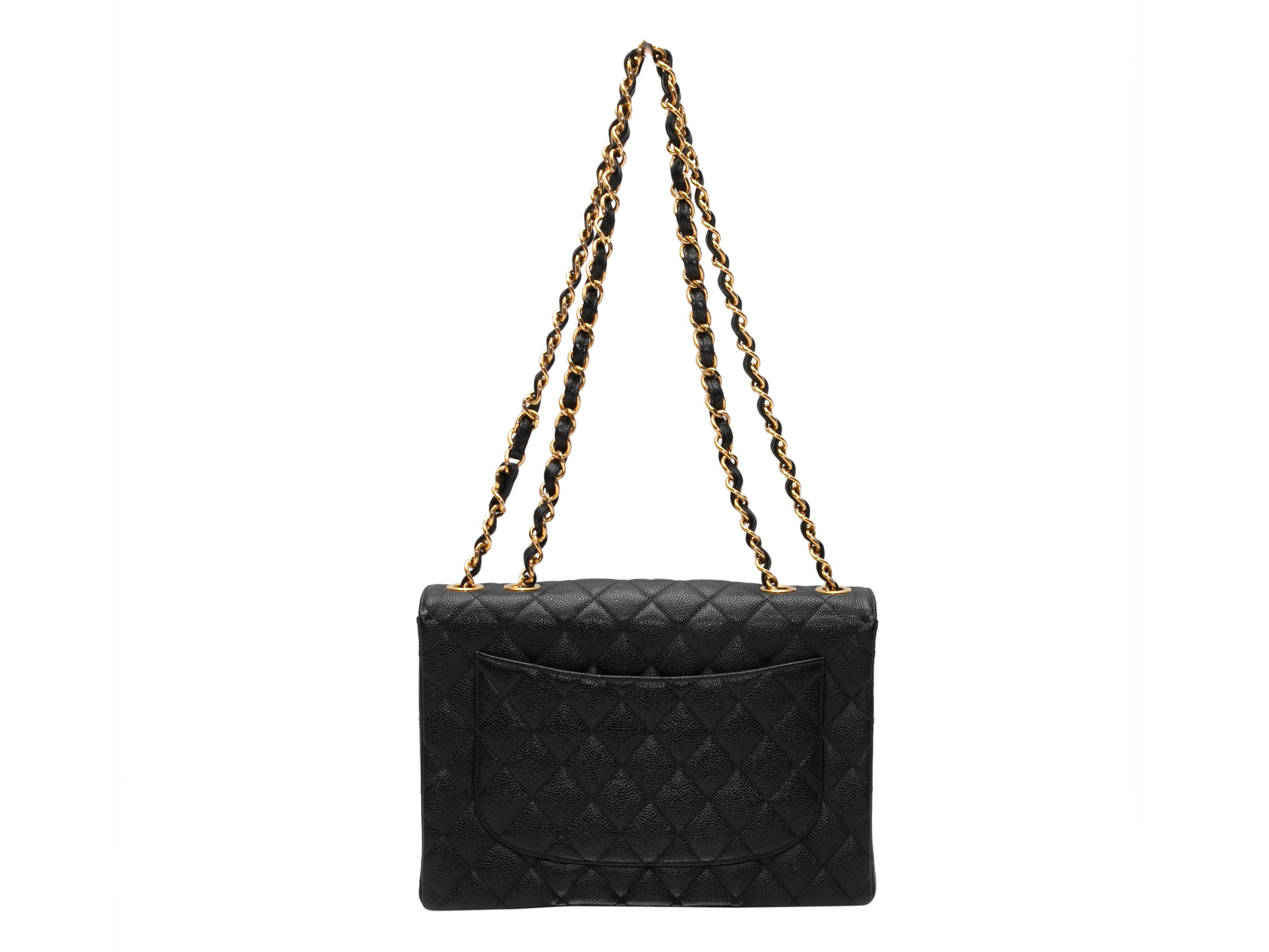 CHANEL Pre-Owned 2002 Classic Flap Jumbo shoulder bag - Black