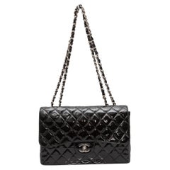 Black Chanel 2006-2009 Medium Timeless Classique Flap Bag