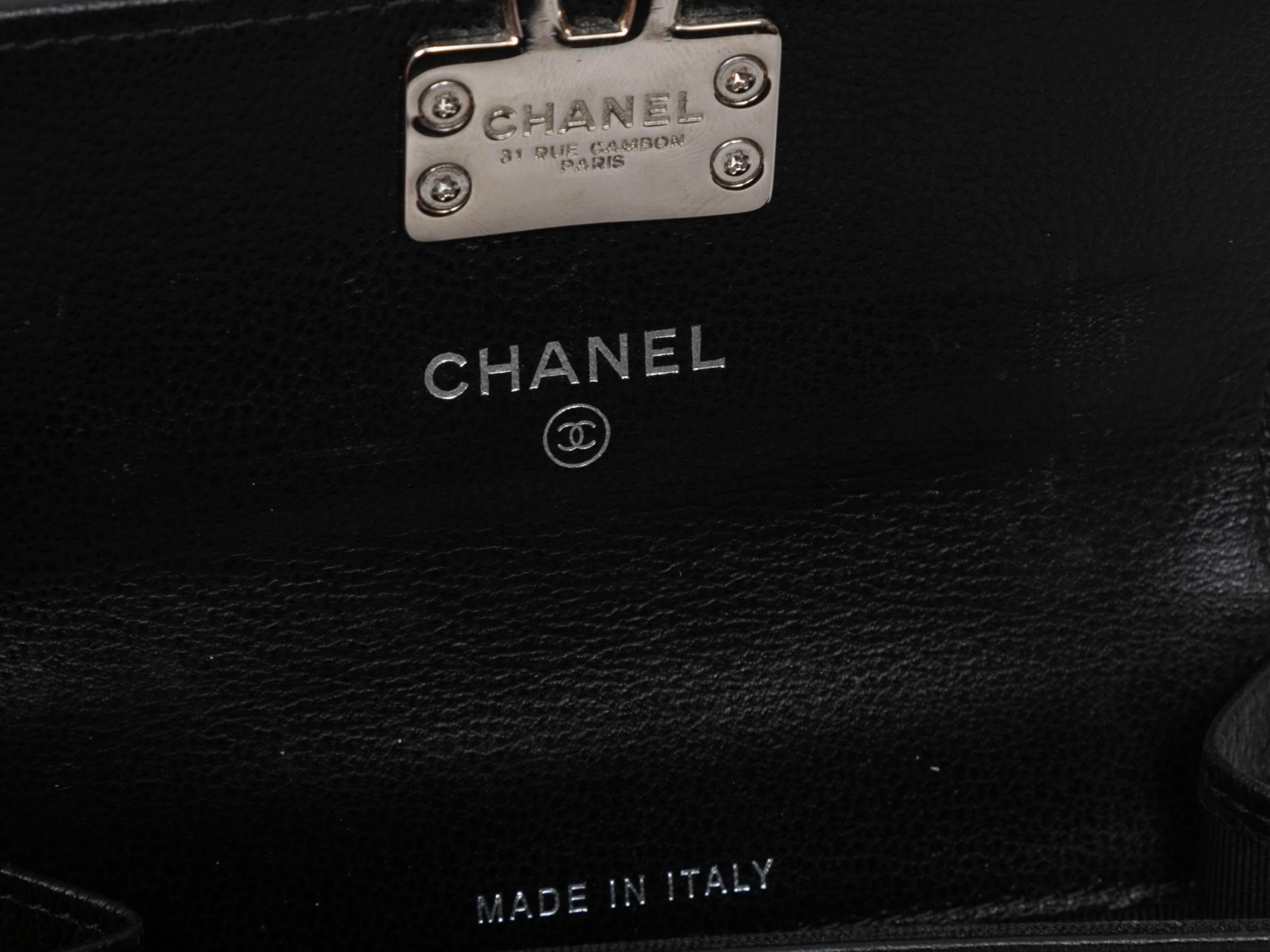 Women's Black Chanel 2019 Small Quilted CC Card Holder