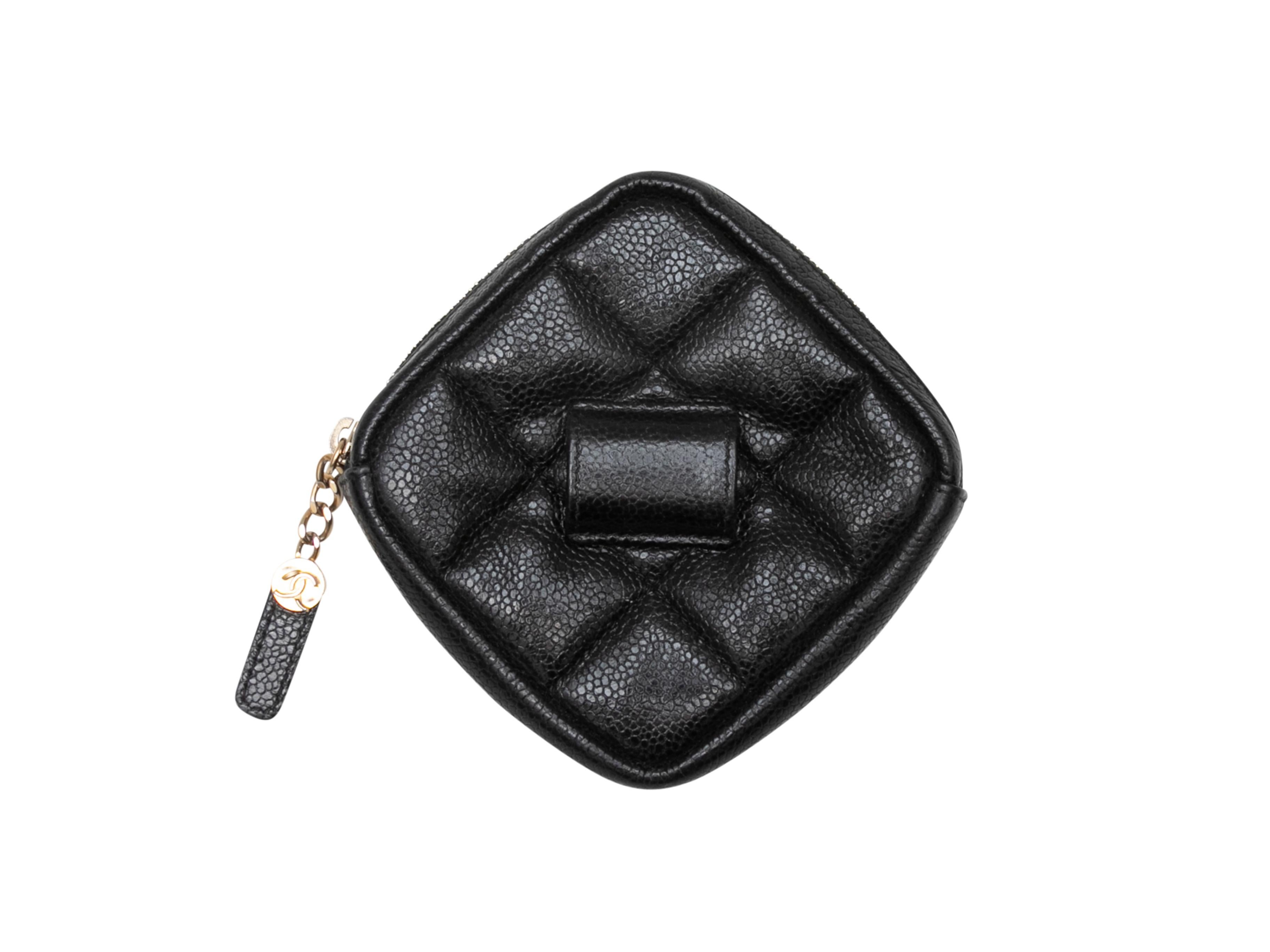 Black Chanel 20K Quilted Diamond Waist Bag In Good Condition For Sale In New York, NY