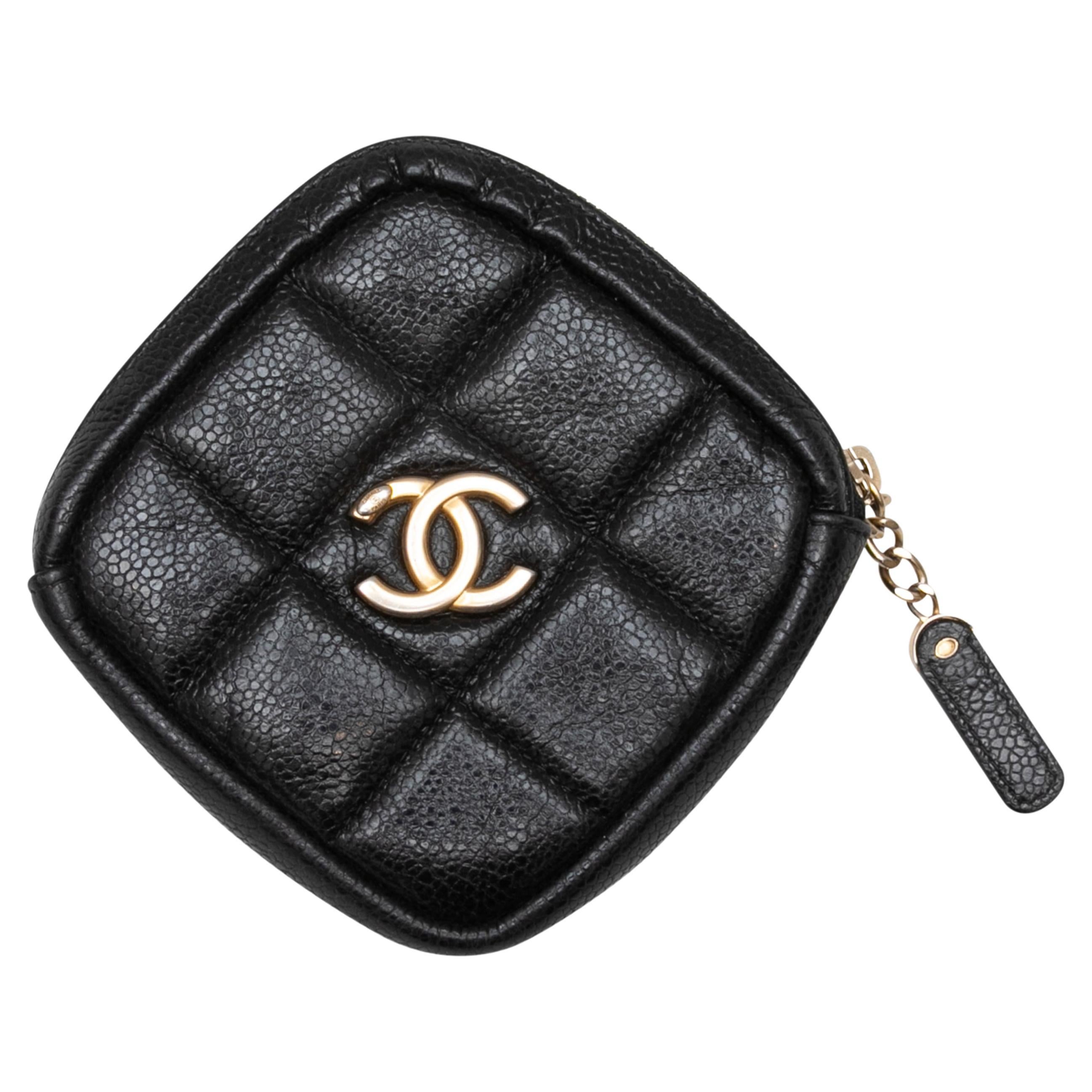 Black Chanel 20K Quilted Diamond Waist Bag For Sale