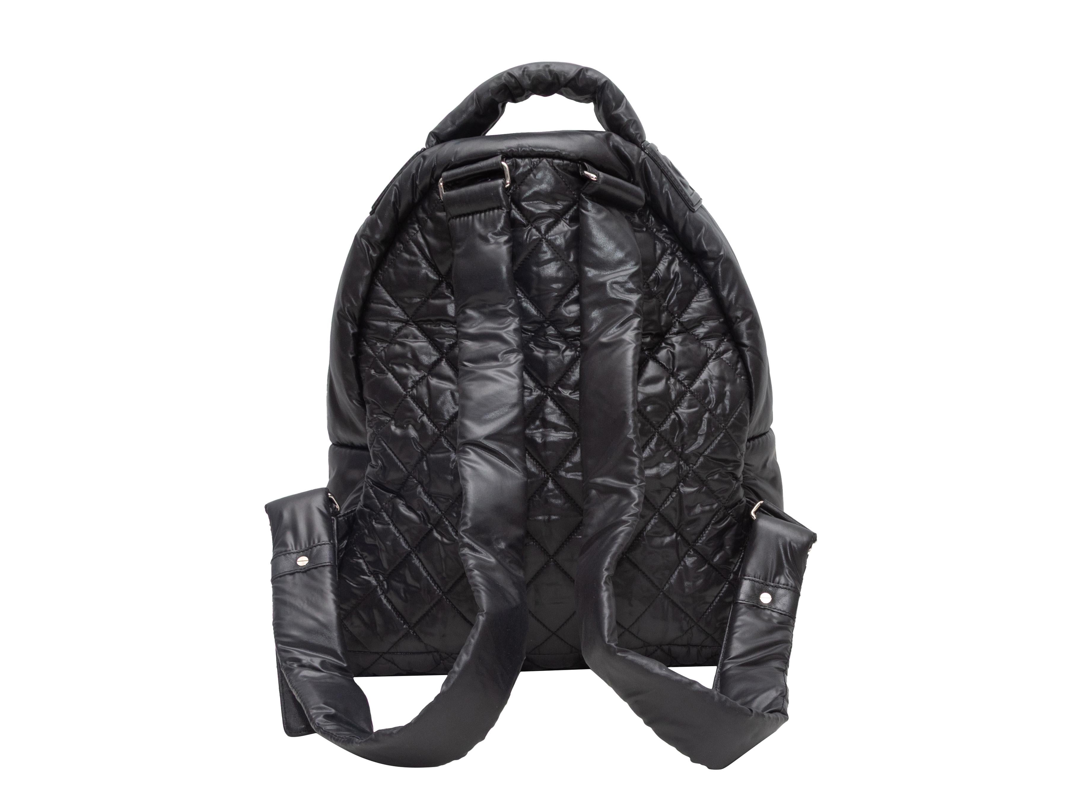 Black Chanel Coco Cocoon Quilted Backpack Negro en venta