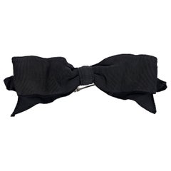 Black Chanel Hair Bow