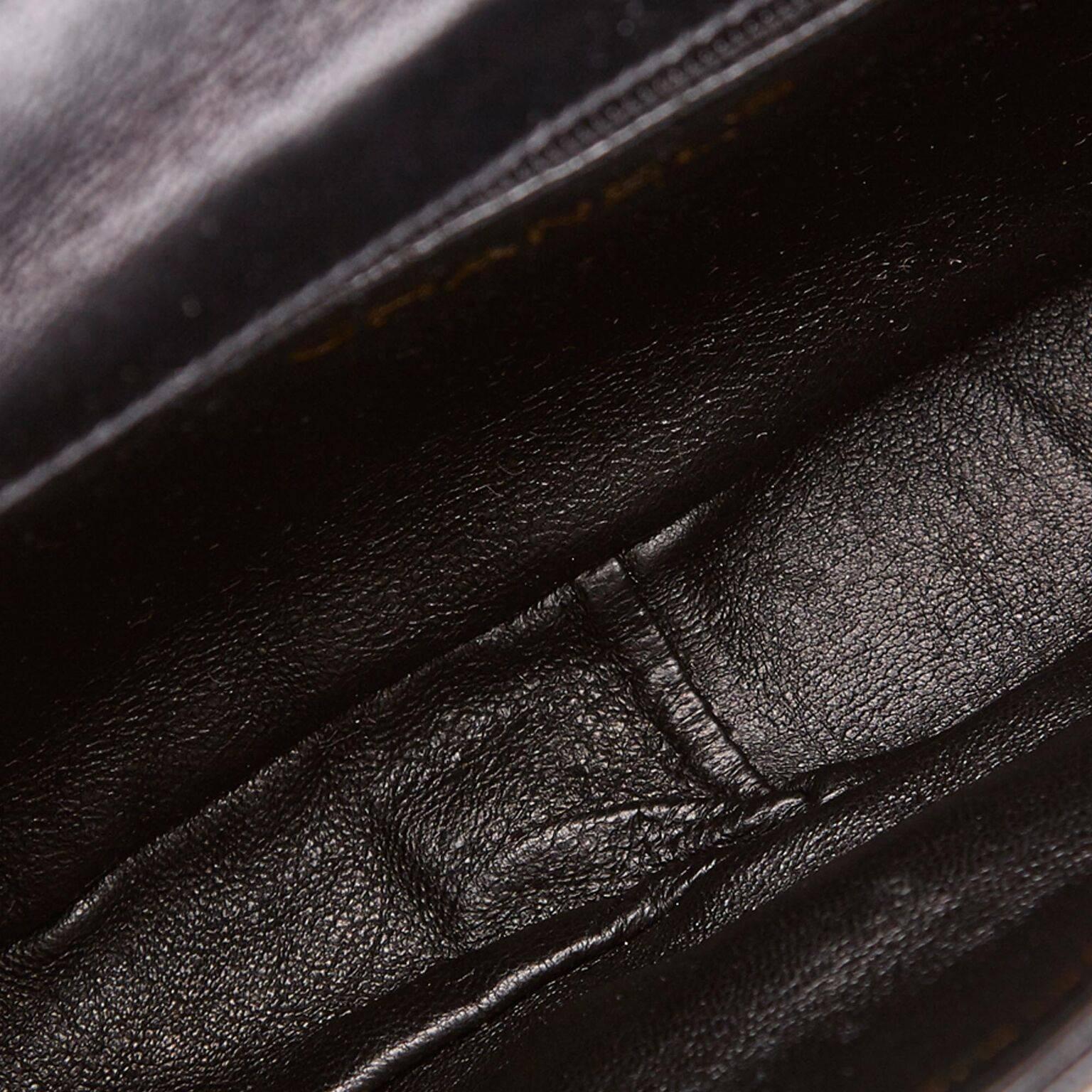 Black Chanel Lambskin Leather Flap Bag 2