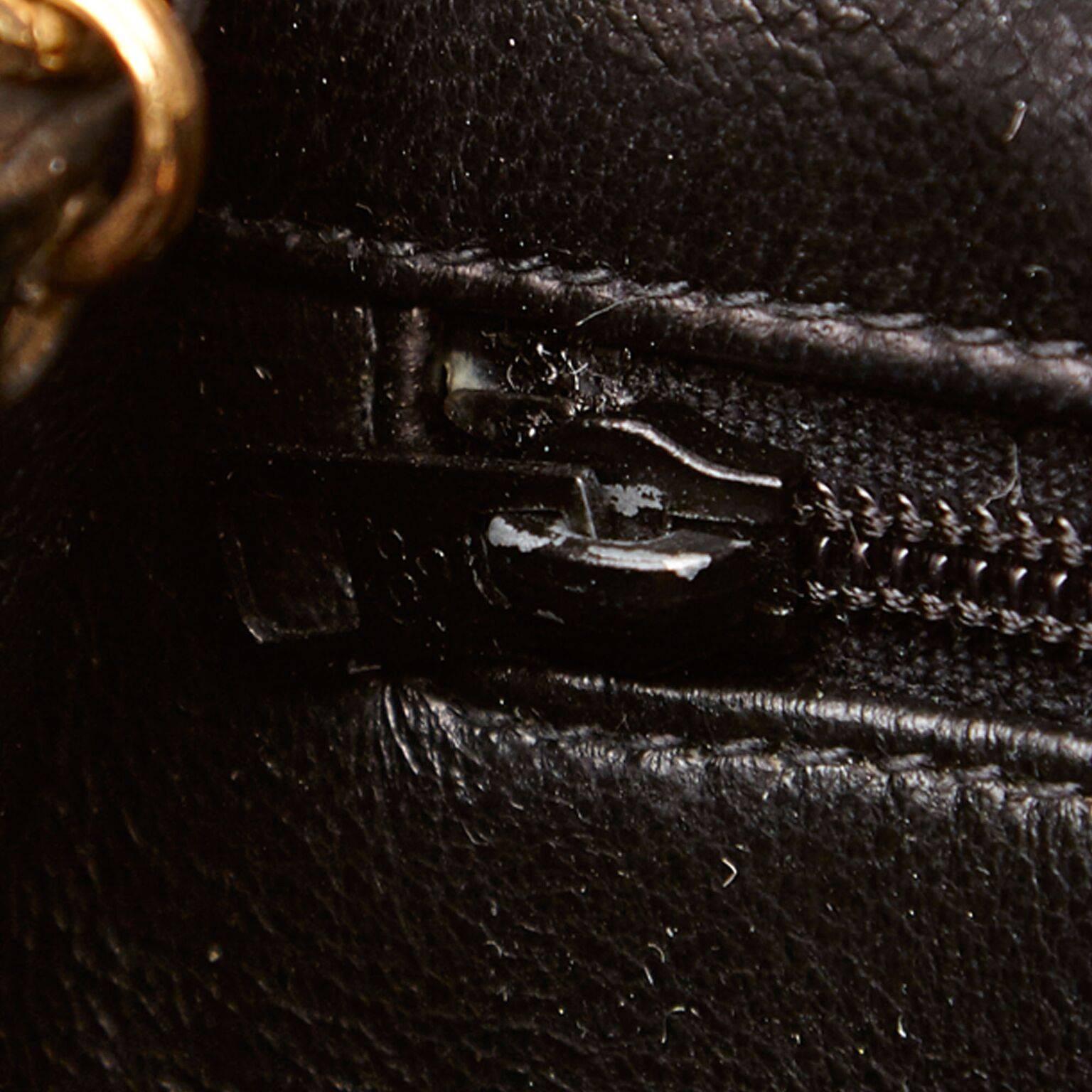 Black Chanel Lambskin Leather Flap Bag 5