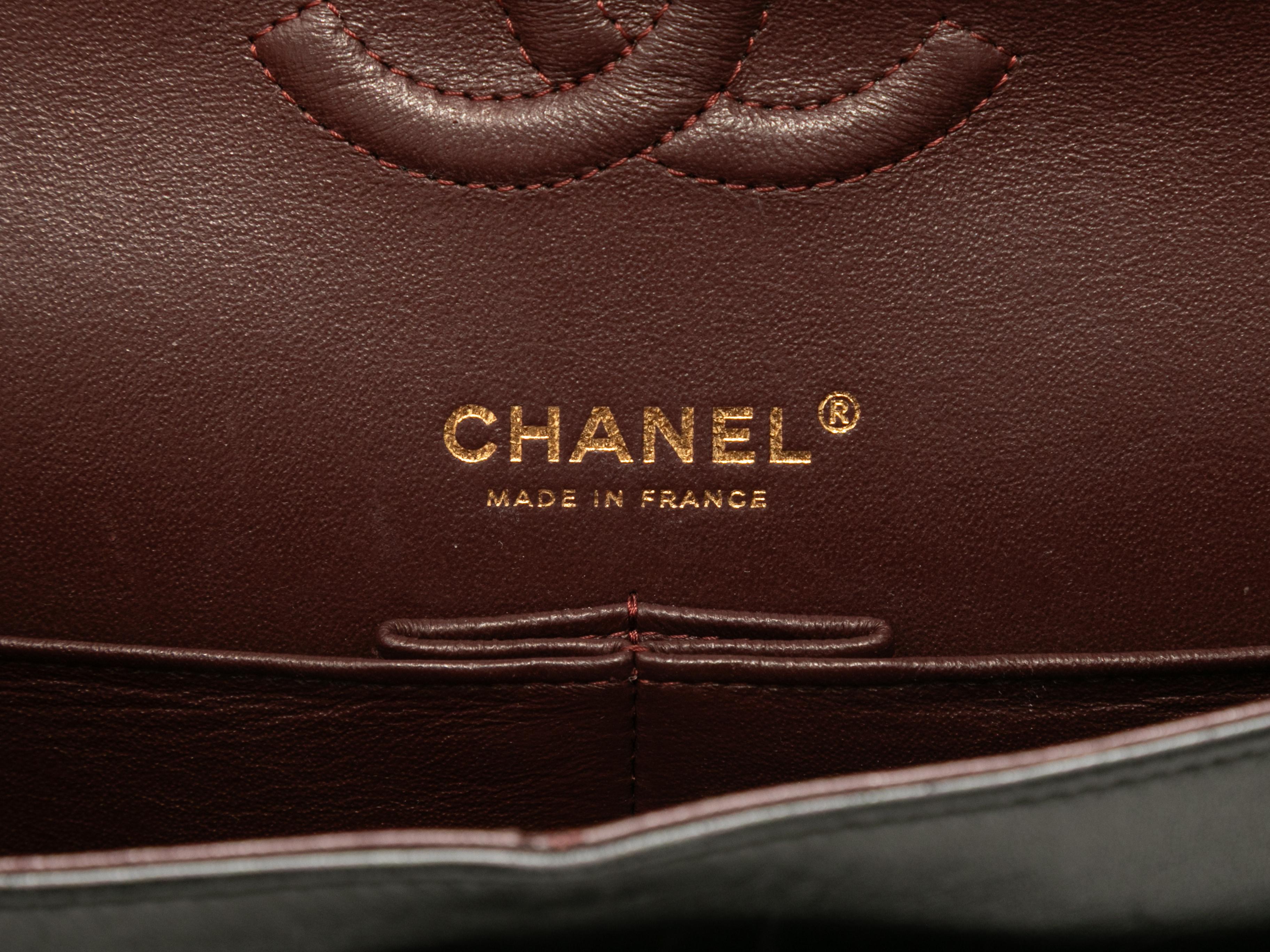Black Chanel Lambskin Medium Classic Flap Bag For Sale 1