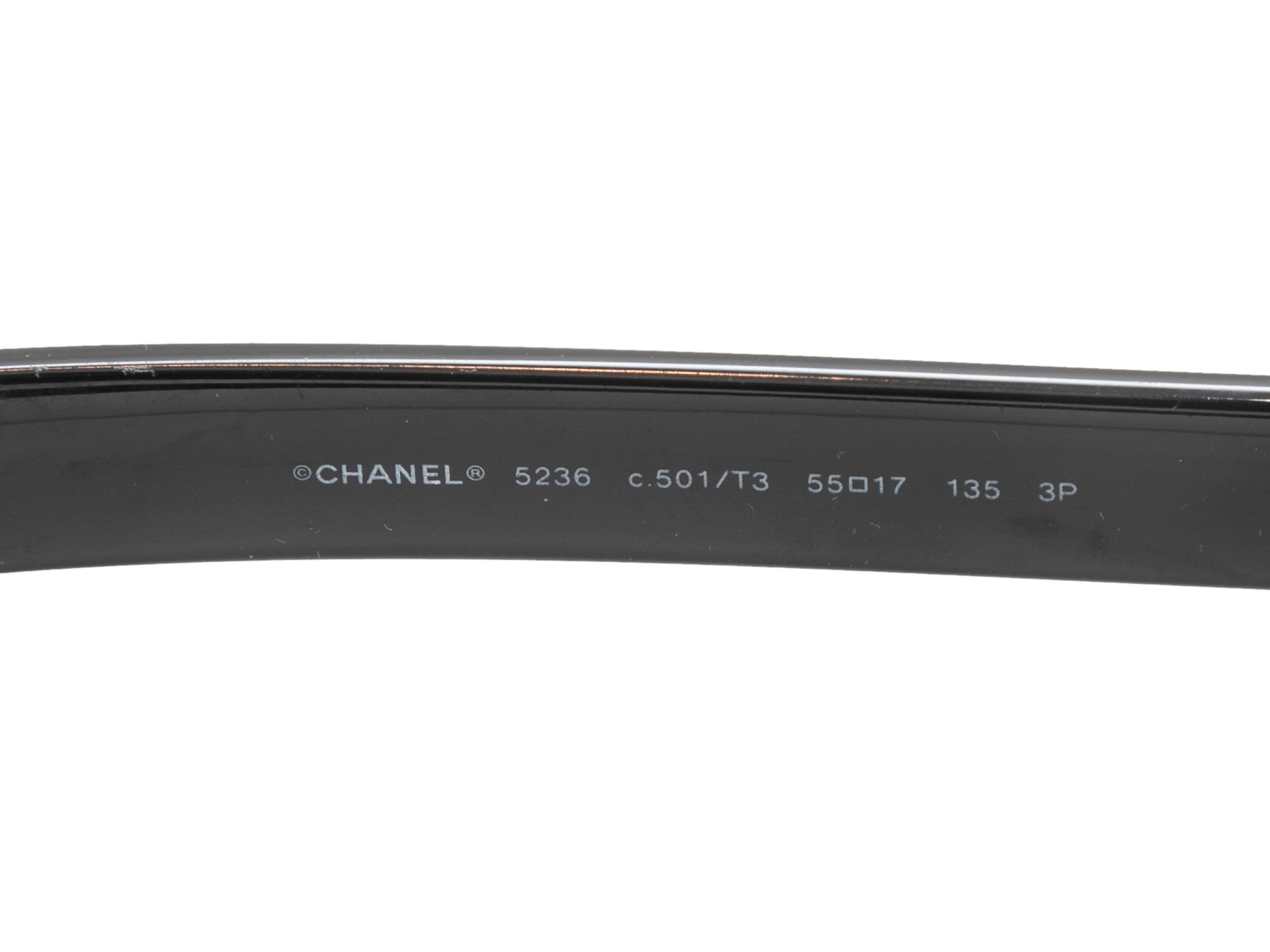 Black Chanel Oversized Sunglasses In Good Condition In New York, NY
