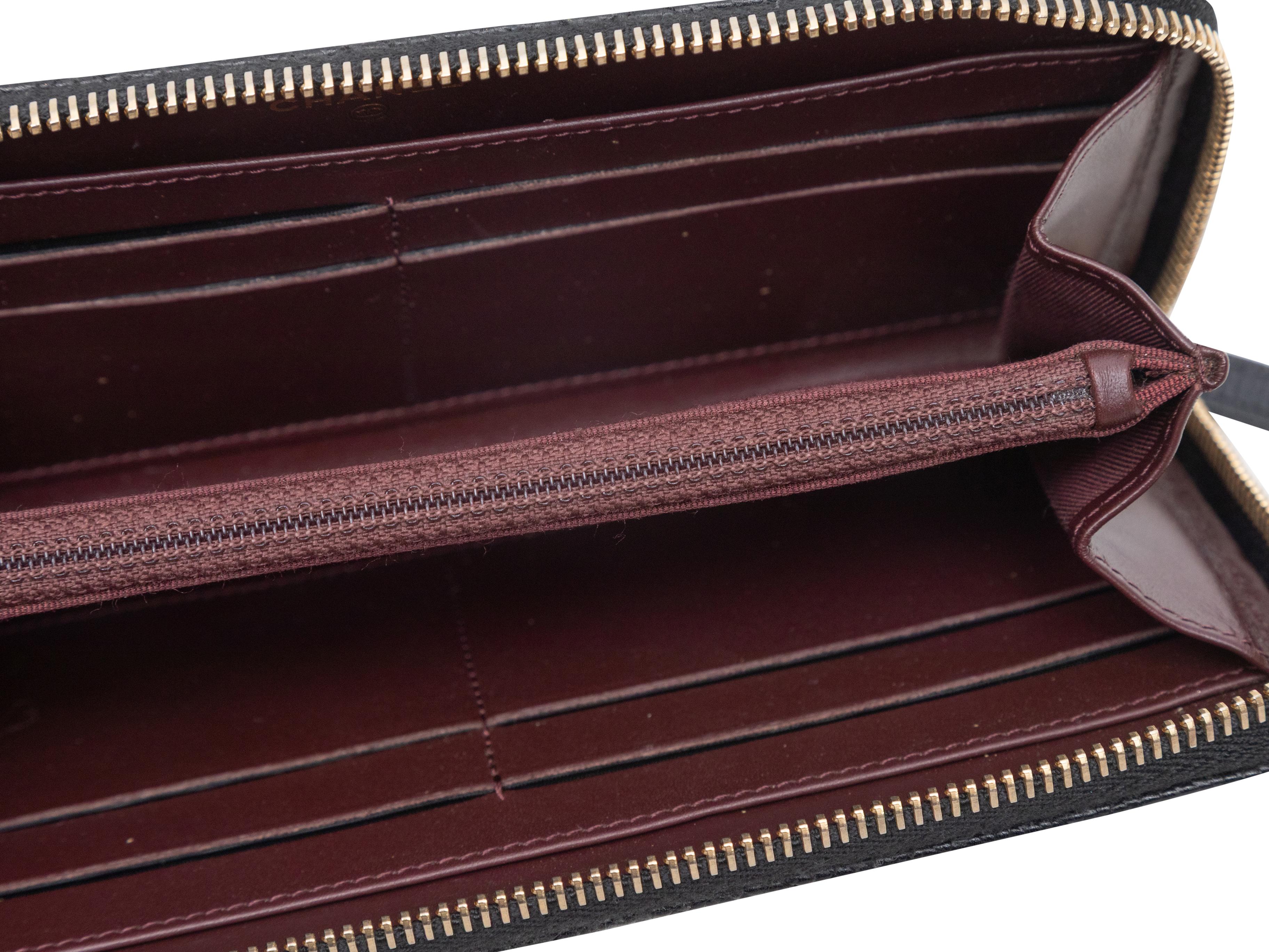 Portefeuille continental en cuir caviar matelassé noir de Chanel Bon état - En vente à New York, NY