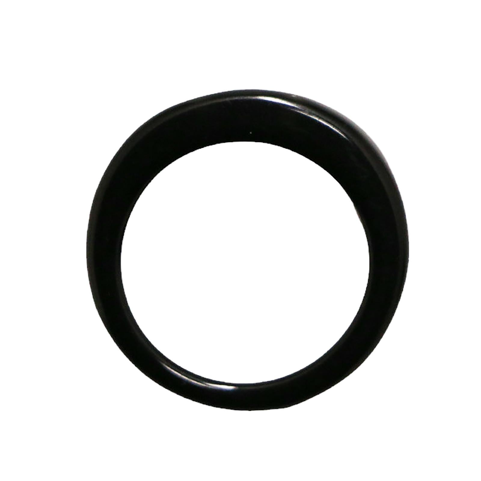 Black Chanel Ring size 54 In Excellent Condition For Sale In Paris, FR