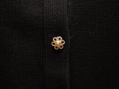 Black Chanel Short Sleeve Knit Top
