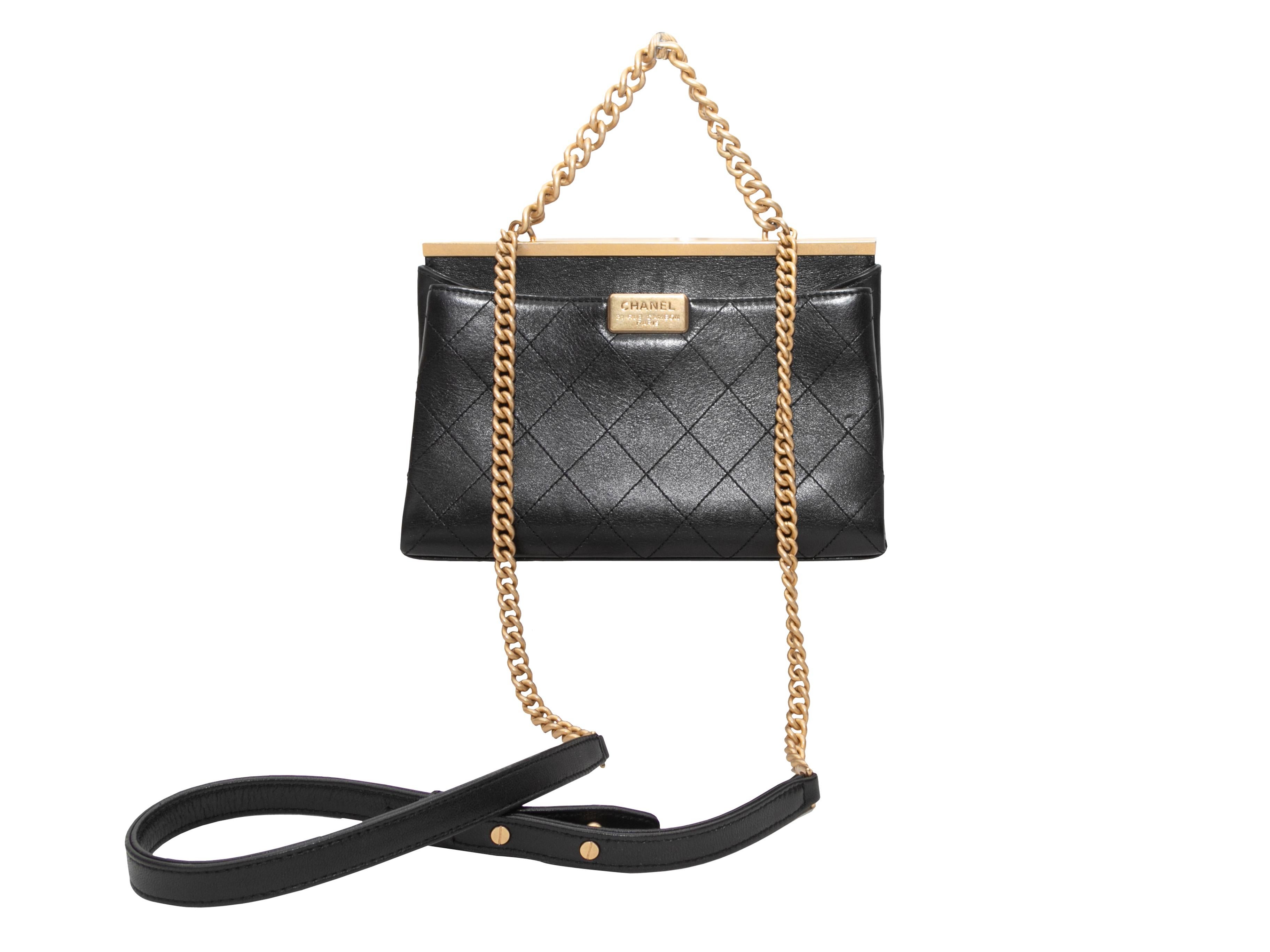 Black Chanel Small Coco Luxe Flap Bag 2