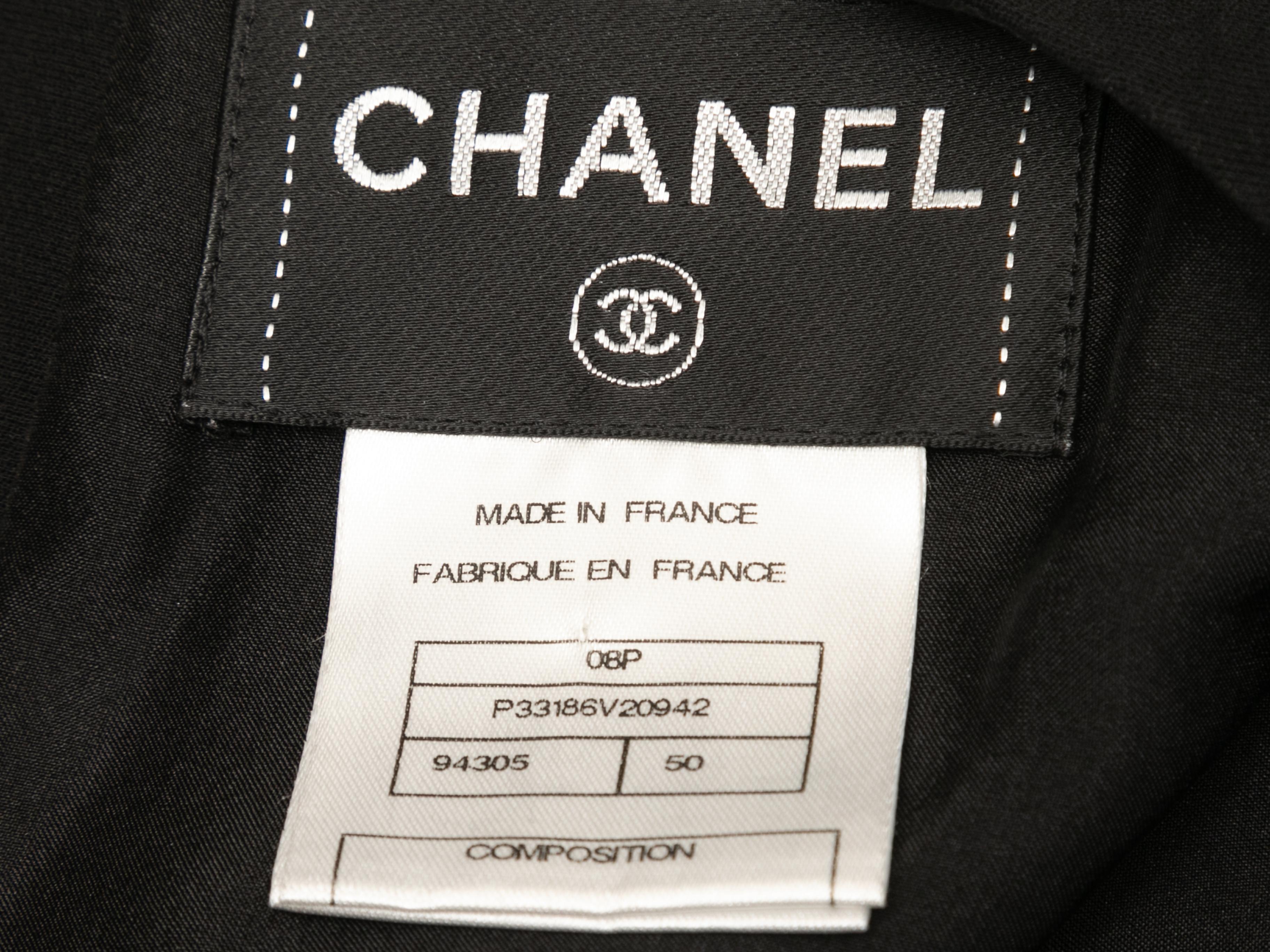 Donna Abito in seta nero Chanel primavera/estate 2008 in vendita