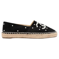 Chanel Pearl Espadrilles - 10 For Sale on 1stDibs