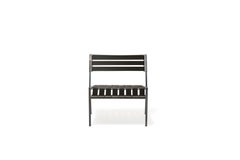 Black & Charcoal Outdoor Lounge Chair