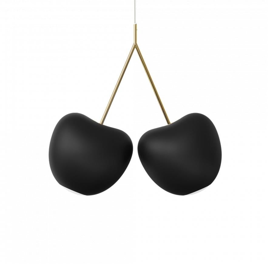 Modern Black Cherry Lamp, Designed by Nika Zupanc, Made in Italy For Sale