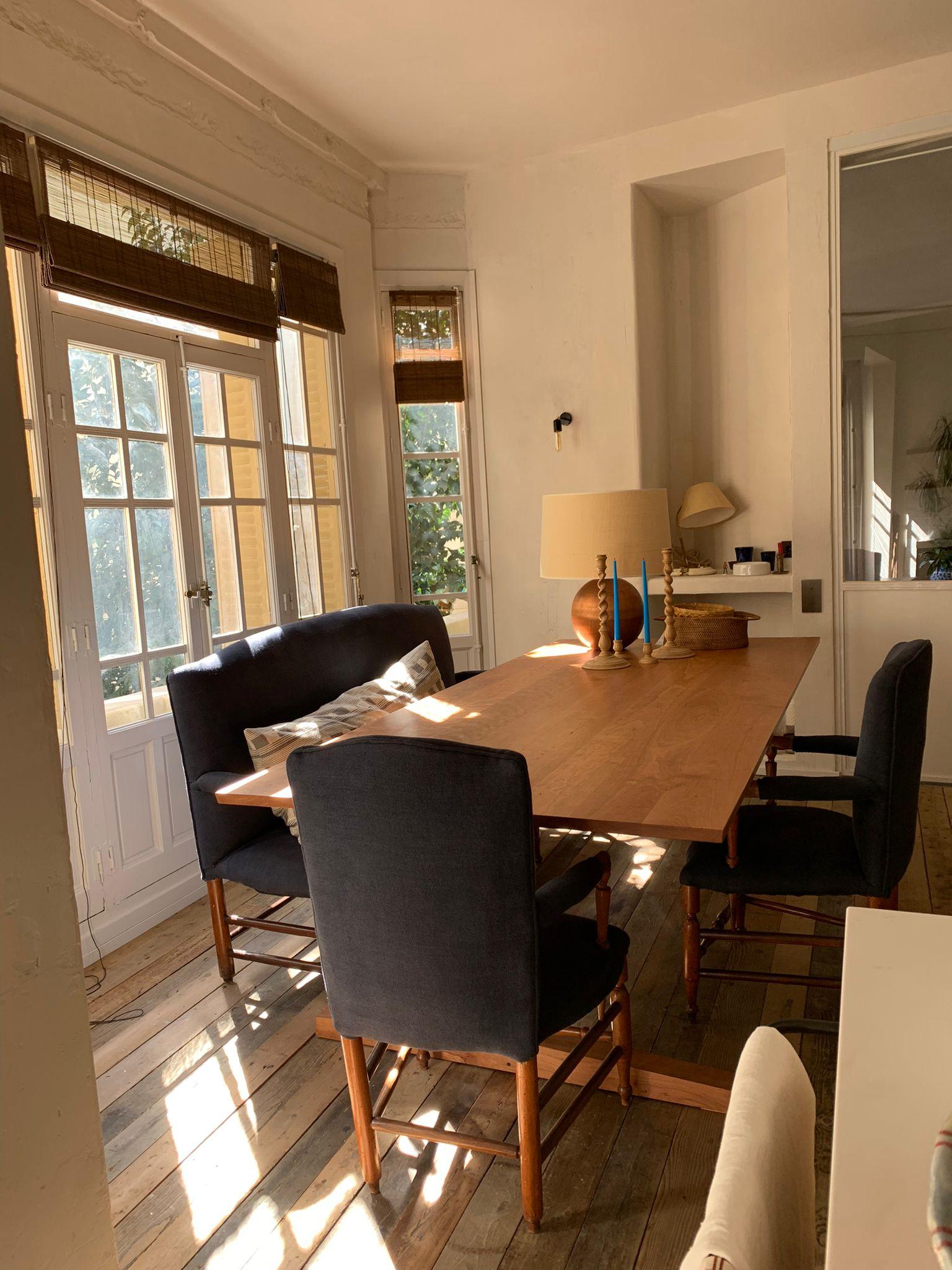 Table à tréteaux Hancock Shaker et Dom van der Laan en vente 7