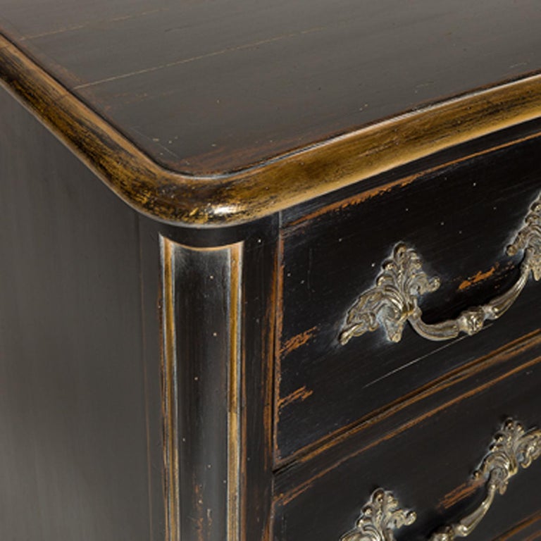 Black Chest Of Drawers Louis Xv For Sale At 1stdibs