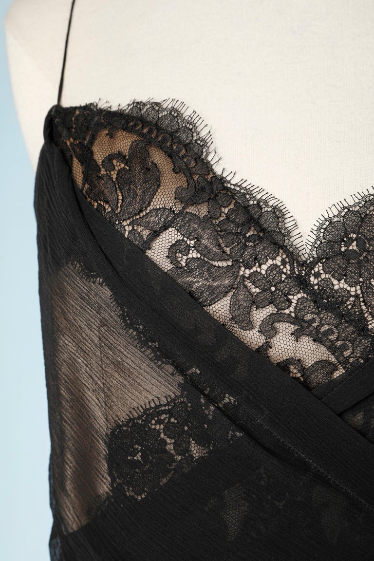 Black chiffon and lace dress with nude satin parts Elie Tahari For Sale at 1stDibs | tahari lace protective cover, elie tahari silk midi dress, lacy chiffon nude Black chiffon and lace dress with nude satin parts Elie Tahari For Sale at 1stDibs | tahari lace protective cover, elie tahari silk midi dress, lacy chiffon nude